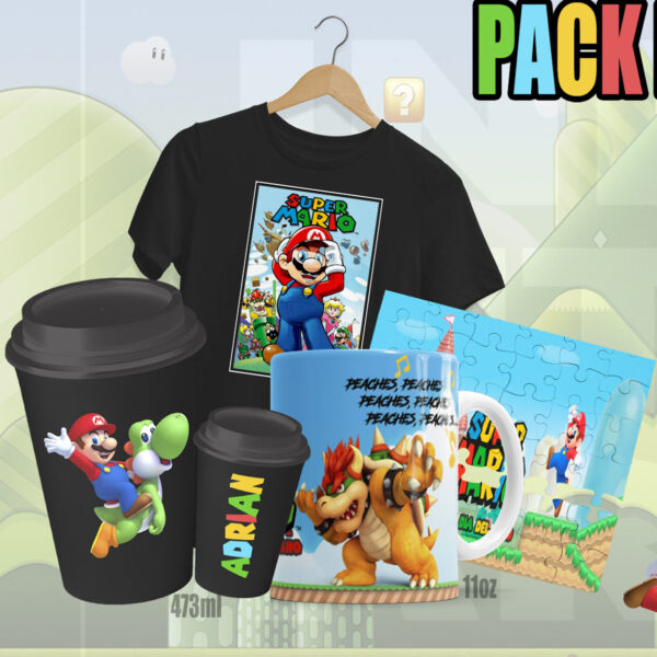 Pack Dia Del NiÑo Mario Inf8nity Art