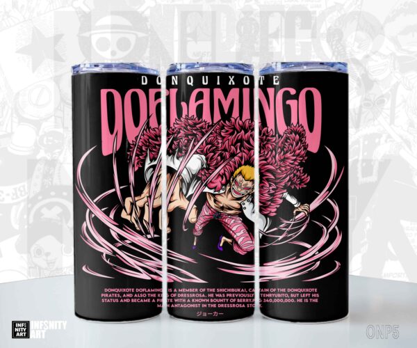 Termo One Piece Skinny Tumbler  Doflamingo