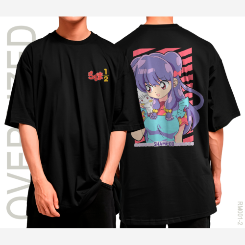 Playera Oversize - Ranma Shampoo